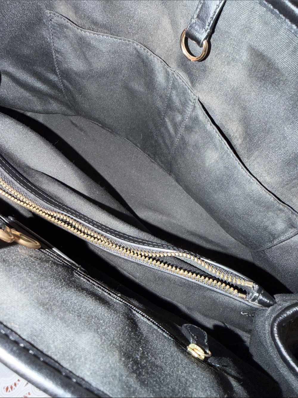 Coach Brown and Black Signature Canvas Tote Pristine Condition Like New - Picture 13 of 13